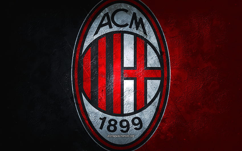 A.C. Milan, soccer, acmilan, logo, football HD wallpaper