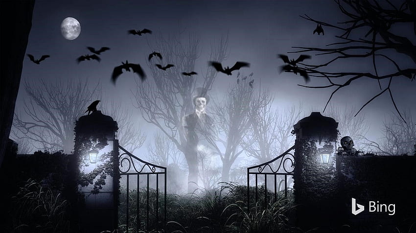 Cementerios Lo mejor de Feliz Halloween de nuestro cementerio embrujado © Shutterstock Getty for You - Left of The Hudson fondo de pantalla