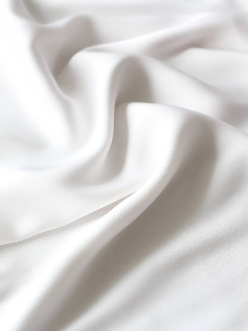 Бяла копринена сатенена тъкан Копринена тъкан в двора Сватбена коприна. Etsy през 2020 г. Текстура на бял плат, бяла естетика, черно-бяла естетика HD тапет за телефон