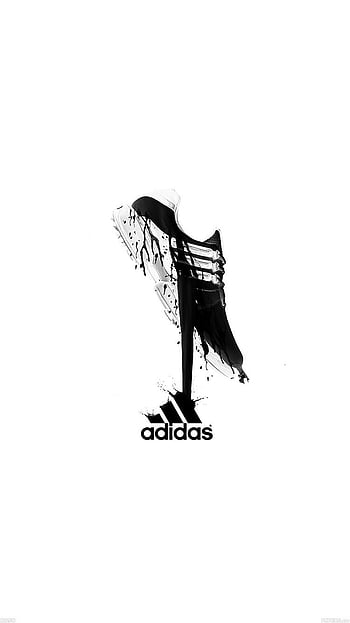 Adidas logo black and white HD wallpapers | Pxfuel
