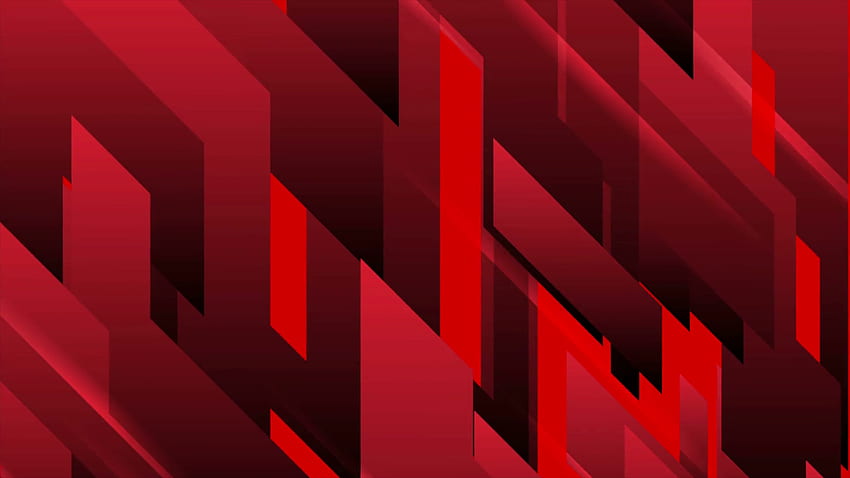 濃い赤のハイテクの幾何学的な抽象的な動きの背景。 シームレスなループ。 ビデオ アニメーション ウルトラ モーション背景、濃い赤のパターン 高画質の壁紙