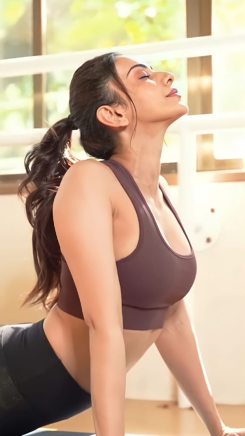Rakul Preet, actrice de Bollywood, séances d'entraînement Fond d'écran de téléphone HD