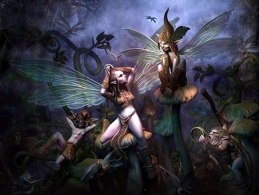 Wooden Elf, fairy, elf, fantasy HD wallpaper