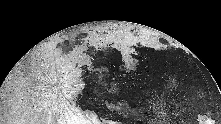 : Surface de la Lune, 3840 X 2160 Lune Fond d'écran HD