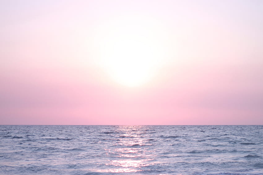 Natur, Meer, Flieder, Horizont HD-Hintergrundbild