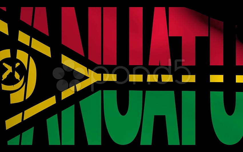 Vanuatu text with fluttering flag animation Hi Res 21375796 [] for your , Mobile & Tablet. Explore Vanuatu Flag . Vanuatu Flag , Flag Background , Flag HD wallpaper