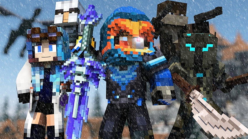 Rainimator Minecraft, Fortnite and Minecraft HD wallpaper