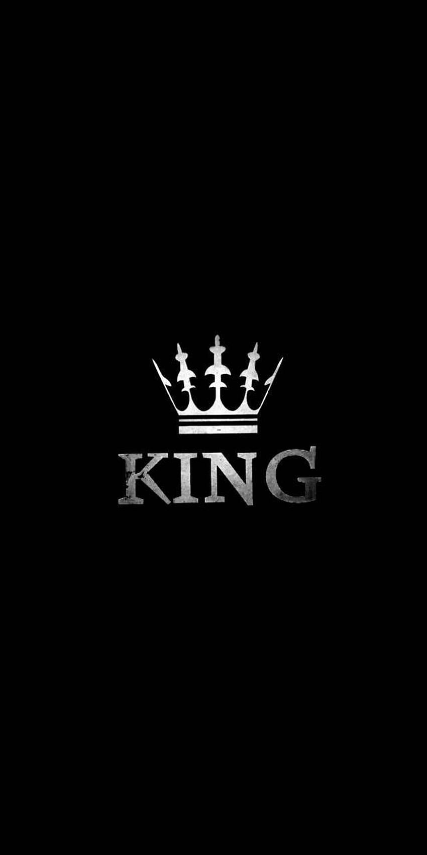 Pełny iPhone King Logo, iPhone King Crown Tapeta na telefon HD
