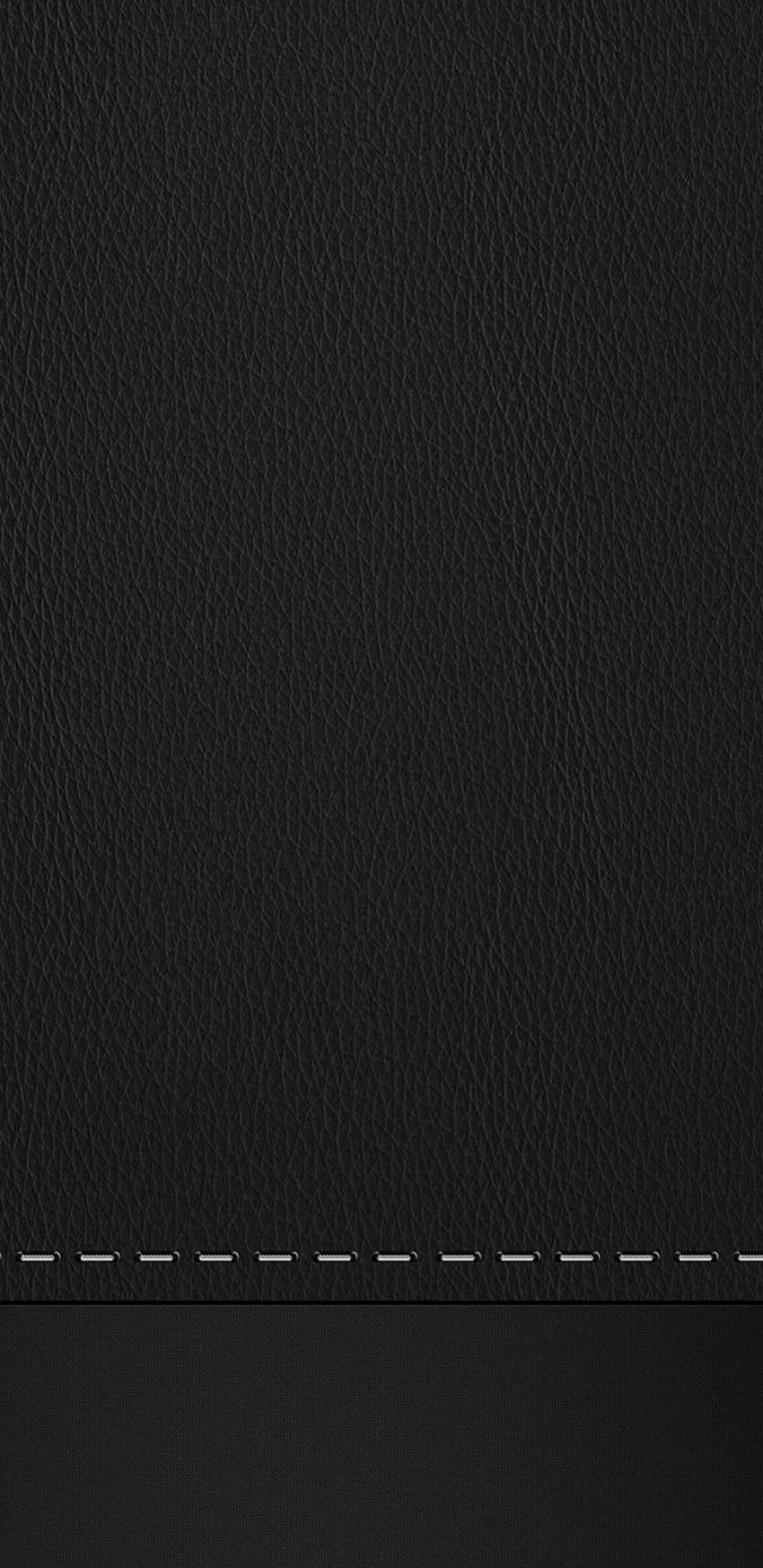 Stitched Leather. 3D iphone, Samsung , Glam, Black Leather HD phone wallpaper