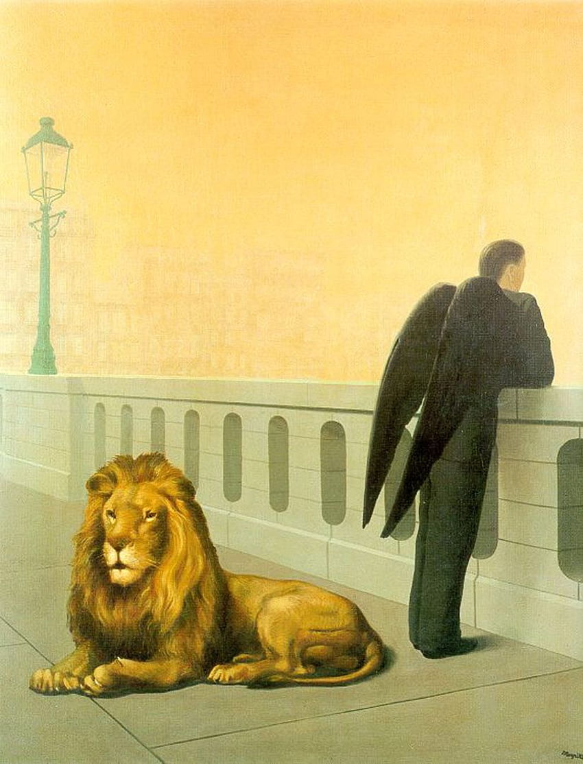 Kerinduan 1940 - Seni rene magritte surealis wallpaper ponsel HD
