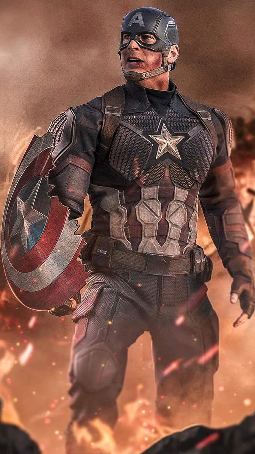 Captain America mit seinem kaputten Schild IPhone. Captain America, Marvel Captain America, Marvel Comics Superhelden, Funny Captain America HD-Handy-Hintergrundbild