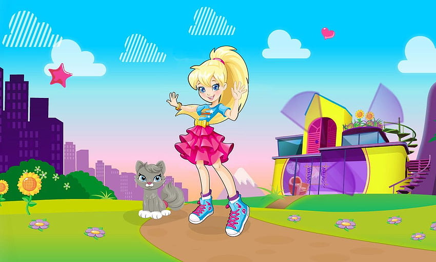 Painel Polly Pocket 2, 00 x 1, 00m HD wallpaper