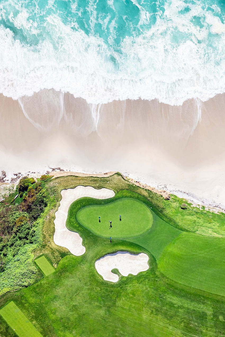 Gray Malin fotografuje Pebble Beach w nowej kolekcji, Pebble Beach Golf Tapeta na telefon HD