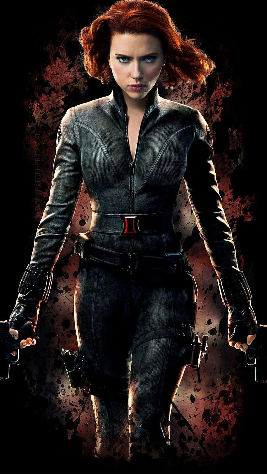 Black Widow, avengers, Scarlett Johansson, minimal, Black Widow Marvel HD phone wallpaper