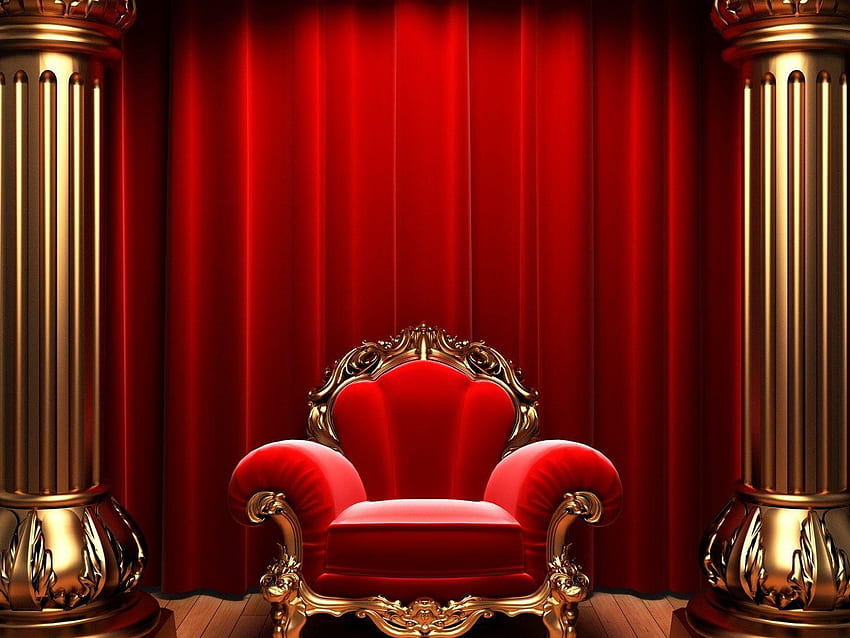 Фон на кралски трон, тронен стол HD тапет