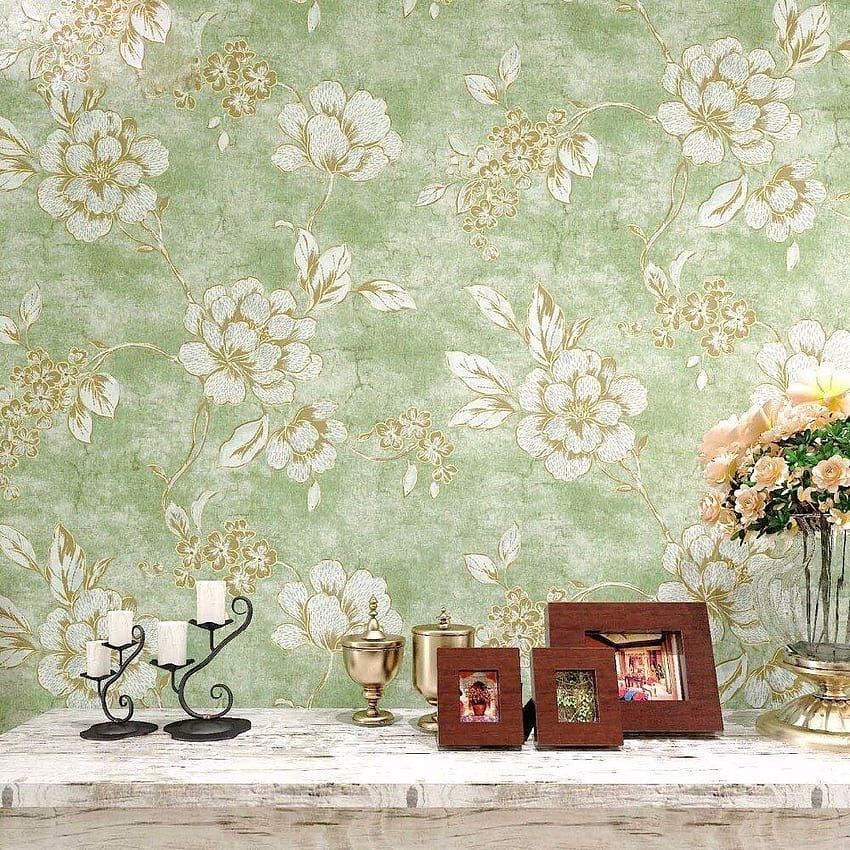 Kertas Dinding Pedesaan 3D Bunga Antik Gaya Amerika wallpaper ponsel HD