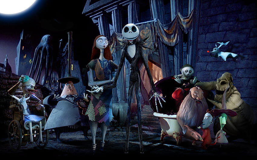 Bester The Nightmare Before Christmas-Hintergrund für Weihnachten mit hoher Auflösung HD-Hintergrundbild