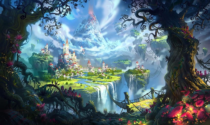 castle. Fantasy art landscapes, Fantasy landscape, Fantasy artwork, Magic Land HD wallpaper