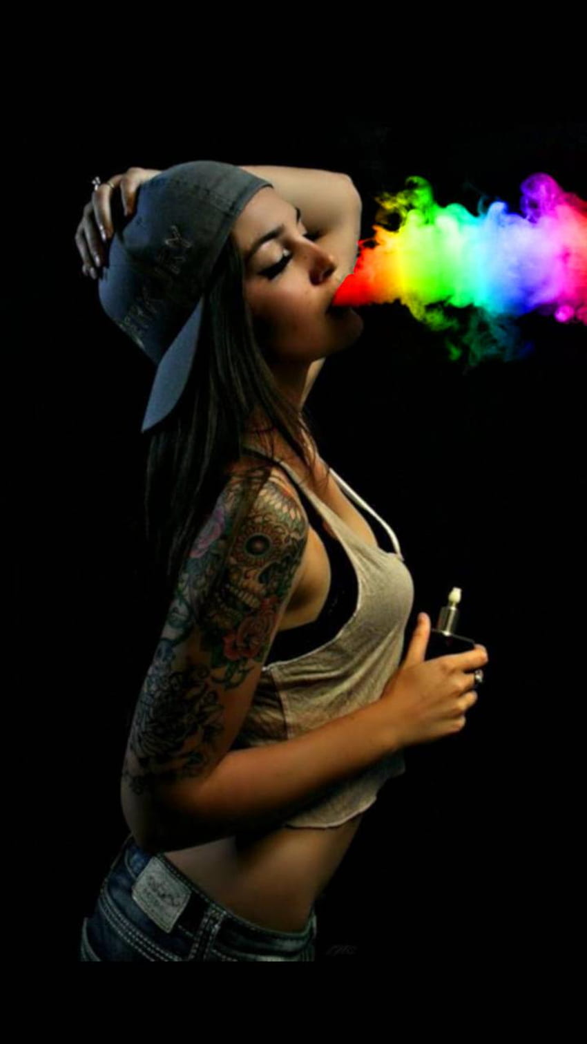 Vape girl, Vape Smoke HD phone wallpaper