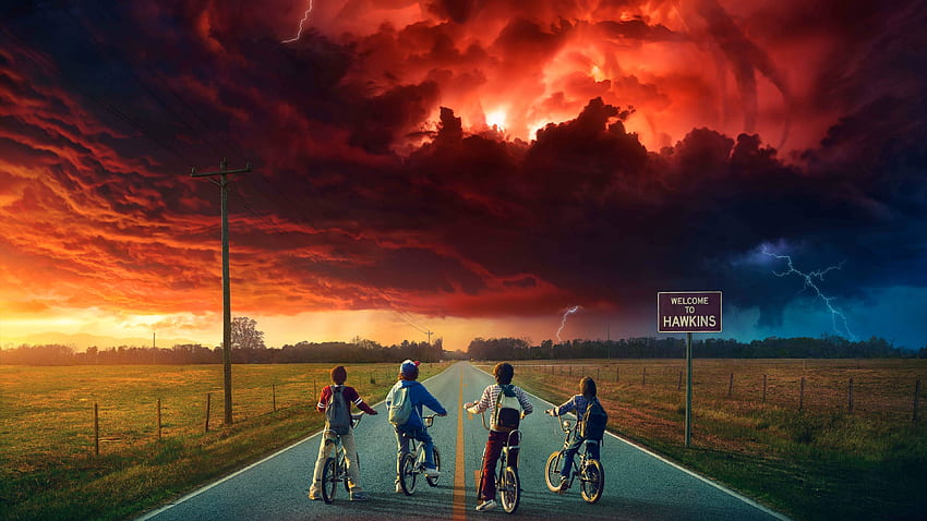 Stranger Things Welcome to Hawkins Ultra HD wallpaper