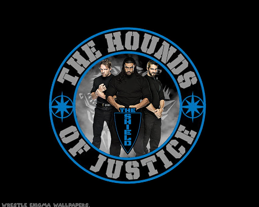 The Shield “Hounds Of Justice” WWE, лого на Дийн Амброуз HD тапет