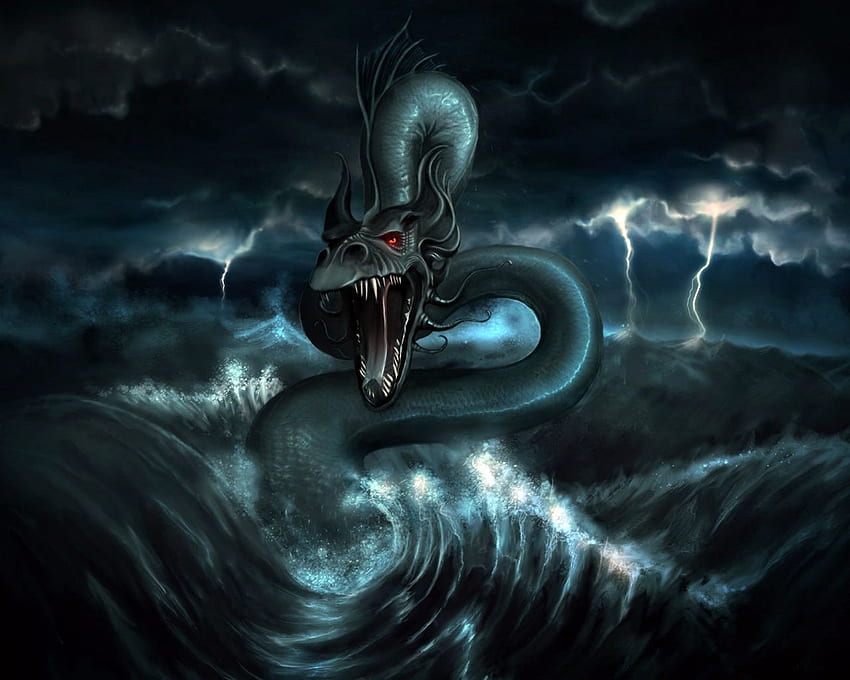 Serpent . Serpent , Sea Serpent and Serpent Occult, Scary Water HD wallpaper