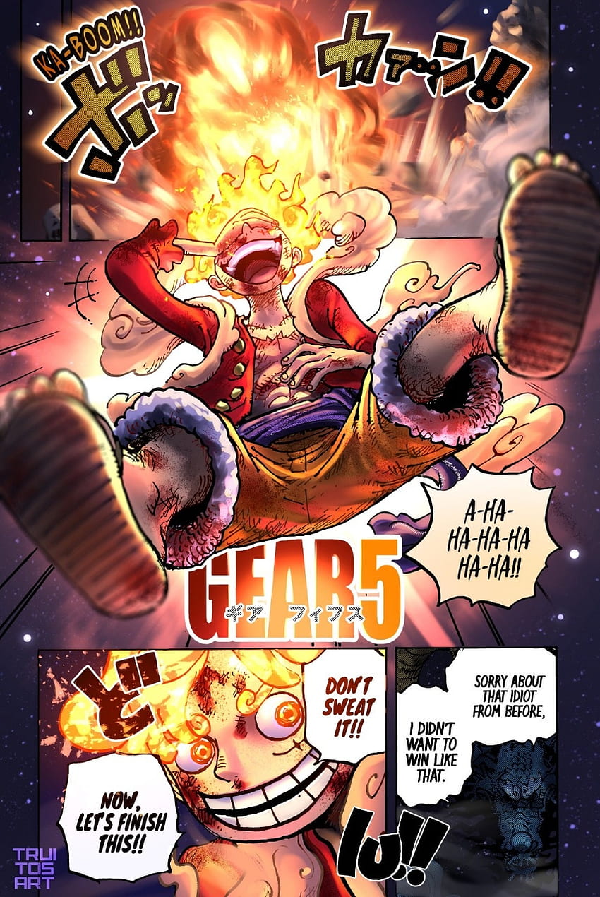 Luffy Gear 5, gear5, una pieza fondo de pantalla del teléfono