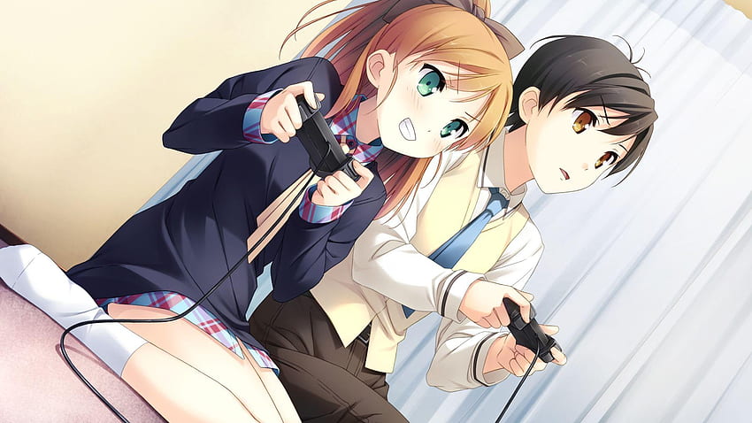 Anime Best Friends Boy And Girl HD wallpaper