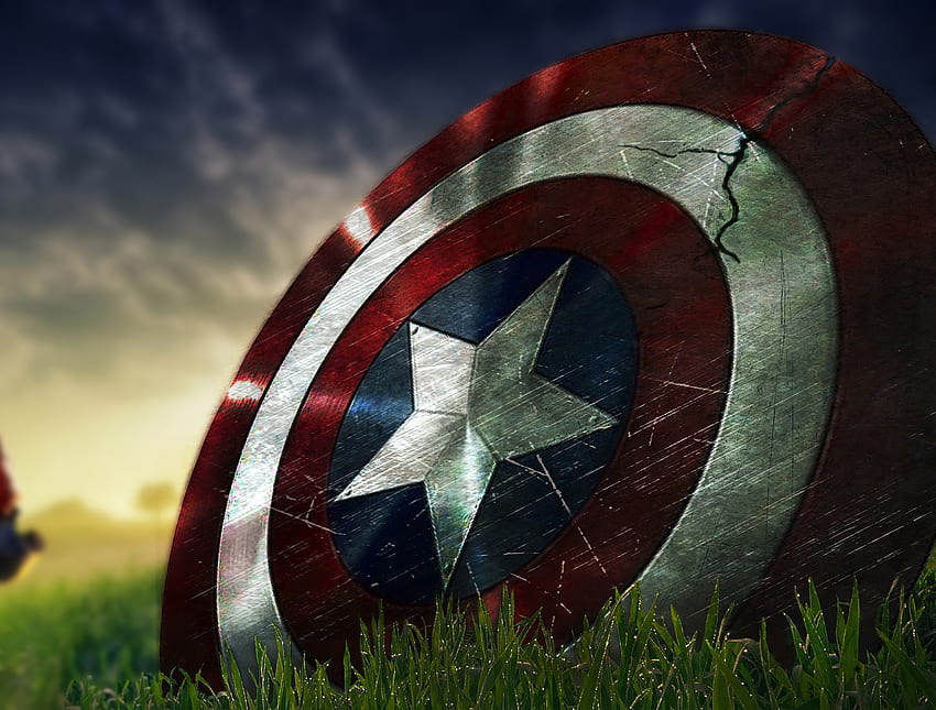 Captain America' shield, Fortnite, video game HD wallpaper