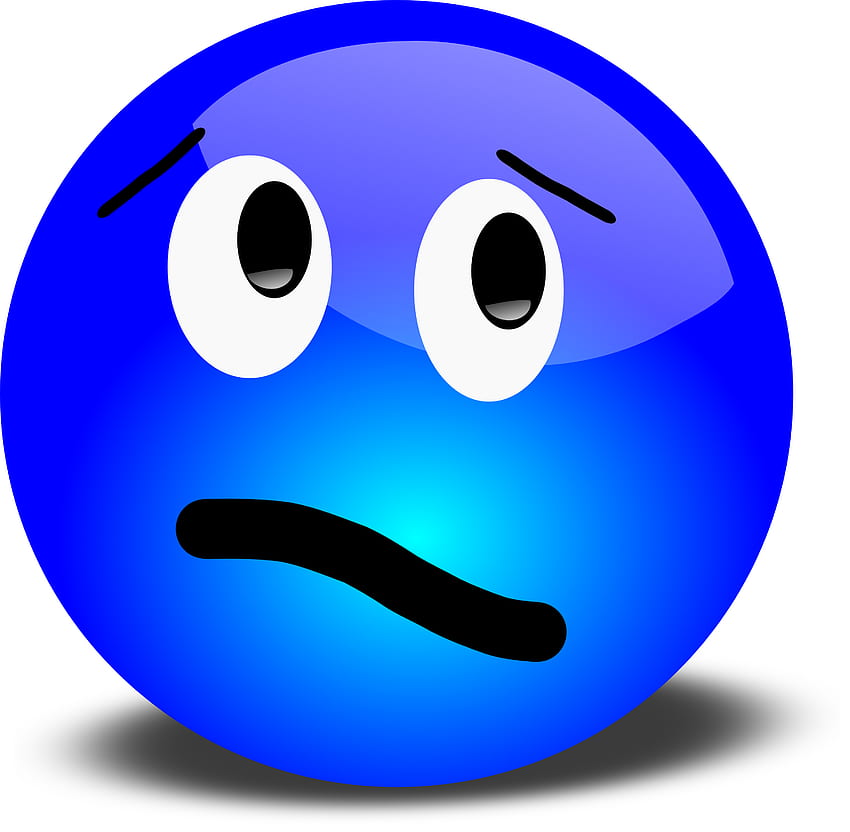 Blue Sad Smileys, Blue Sad Smileys png , ClipArts on Clipart Library, Blue Sad Emoji HD wallpaper