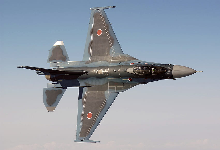 Mitsubishi F2, jet, japanese, mitsubishi, japan, f2, fighter, airforce, defense HD wallpaper