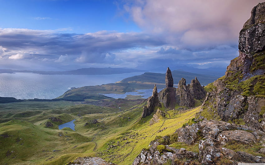 Old Man of Storr, Isle of Skye, Scotland ❤, Isle of Mann HD wallpaper