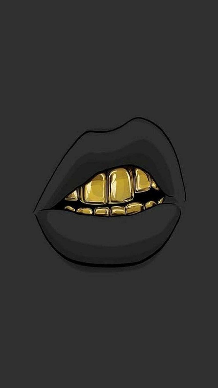 Gold Teeth HD phone wallpaper | Pxfuel