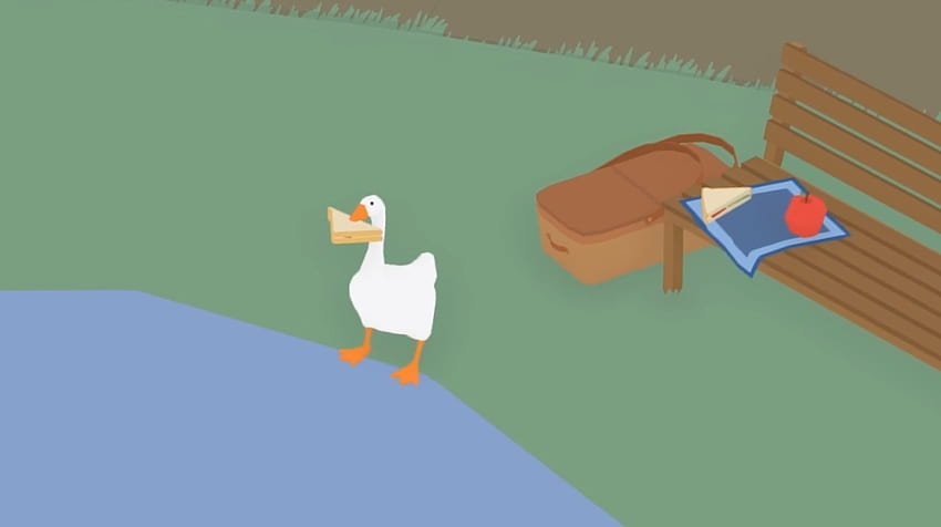 Gra Untitled Goose to zdecydowanie coś, o czym można wrzeszczeć Tapeta HD