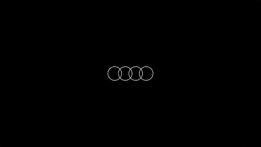 Logo Audi - wszystkie doskonałe tło logo Audi, logo Audi Quattro Tapeta HD