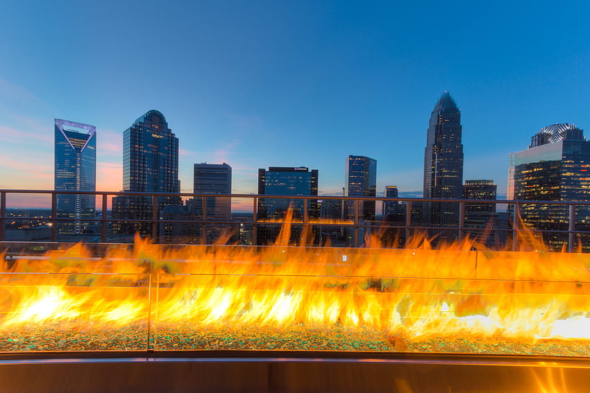 Our Favorite Rooftops in Charlotte, Charlotte Skyline HD wallpaper