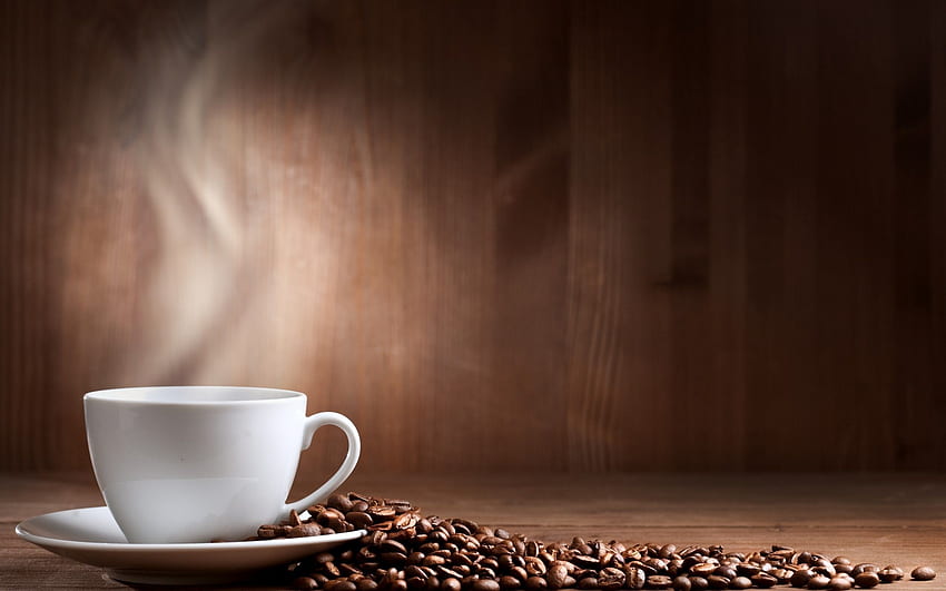 のコーヒーの背景。 コピ、ミヌマン、カフェ、コーヒーを飲む 高画質の壁紙