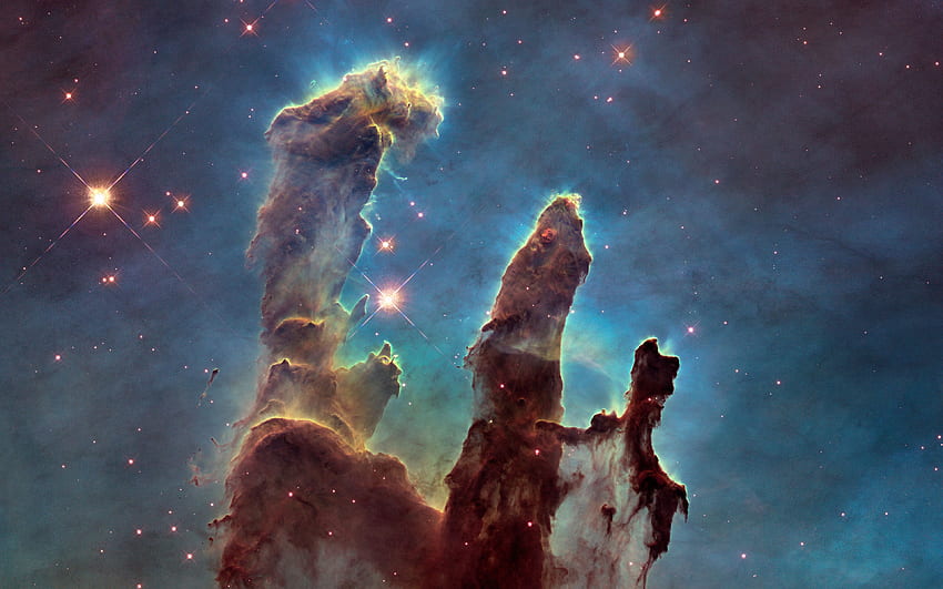 わし星雲創造の柱 - Google 検索、ハッブル星雲 高画質の壁紙