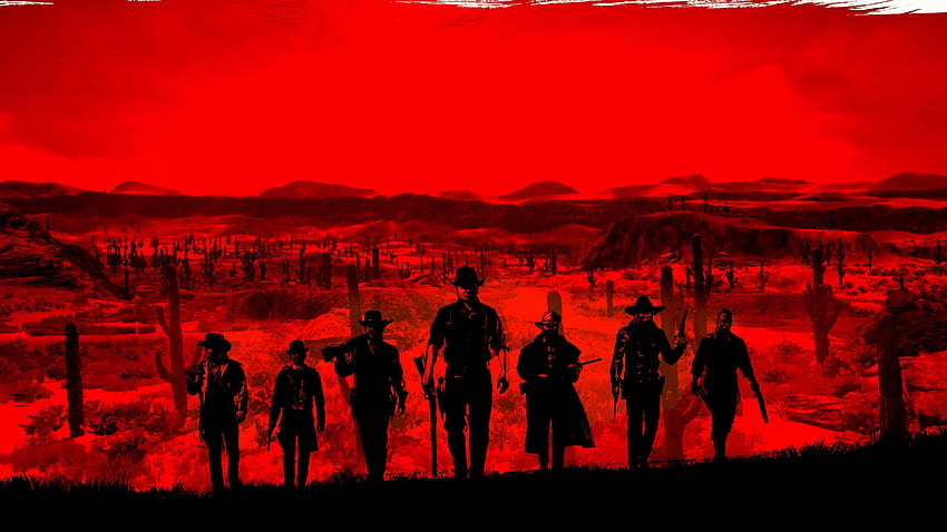 Red Dead Redemption 2、ゲーム、、、背景、および、死者の人々 高画質の壁紙