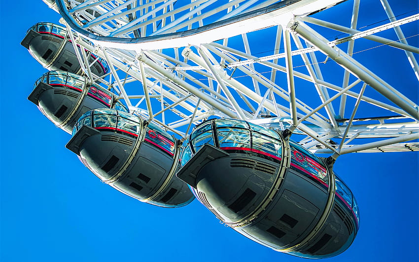 Ferris Wheel, amusement, ride, ferris, wheel HD wallpaper