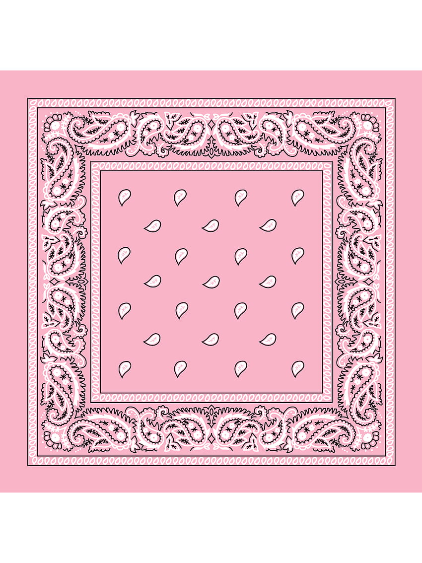 BANDANA - Light Pink Paisley Bandana - Single Piece, Purple Bandana HD phone wallpaper