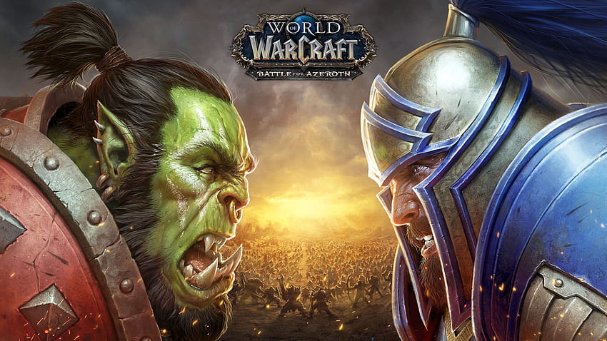 Orc vs Human - Battle for Azeroth [] : уау, Warcraft Orc HD тапет