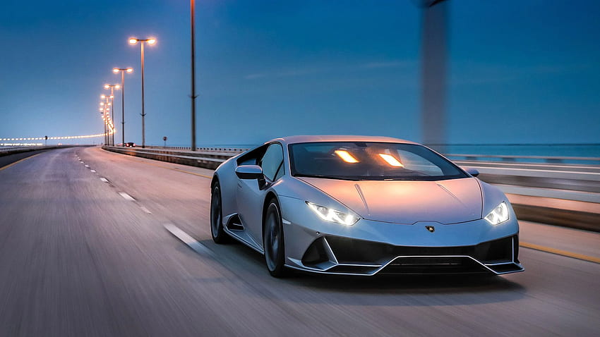 Lamborghini Huracán EVO y fondo de pantalla