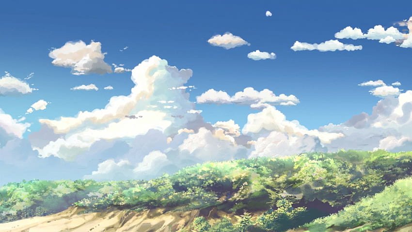 Anime Clouds And Lanscape, Cloudy Anime HD wallpaper | Pxfuel