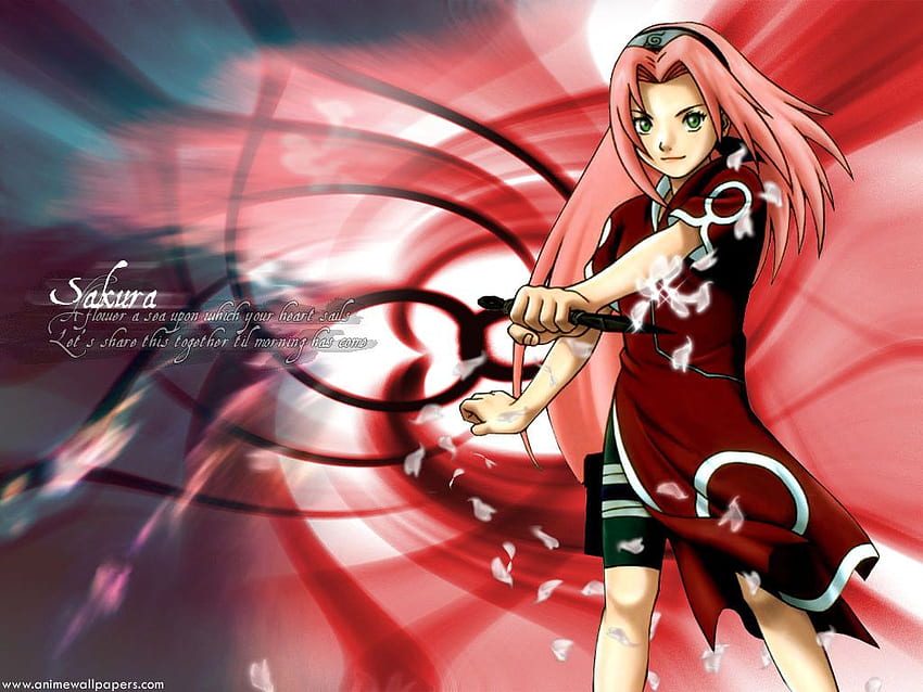 Cô gái ninja tức giận Sakura Naruto HD tải xuống hình nền