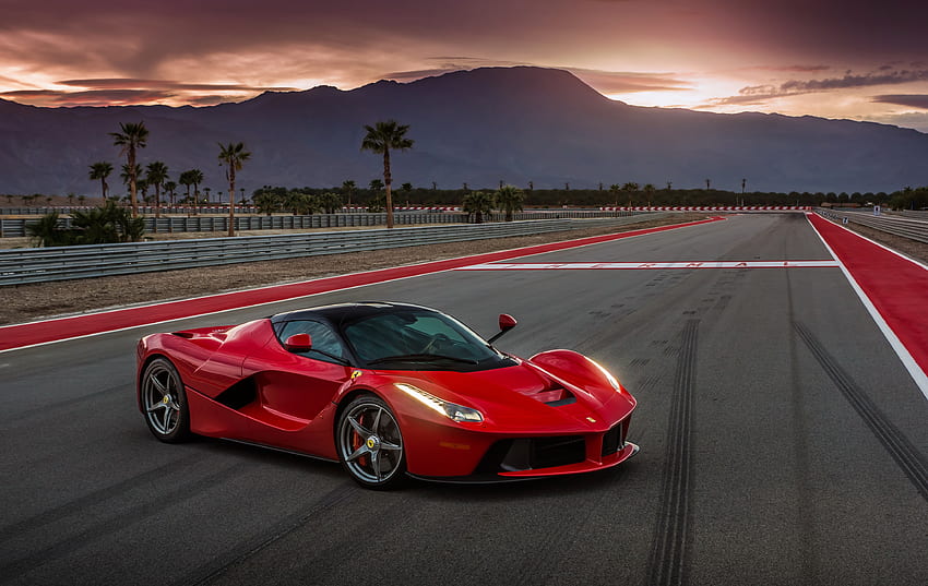 Ferrari, Mobil, Tampak Samping, Laferrari Wallpaper HD