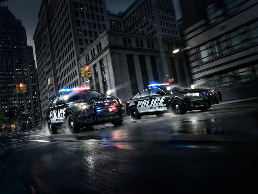 Ford Police Interceptor menotte la première place Voitures de police Ford Fond d'écran HD