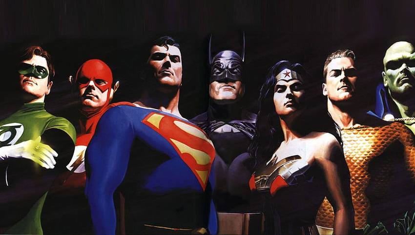 BESTÄTIGT: Zack Snyder wird der Fortsetzung von Man of Steel mit Justice League, Justice League Alex Ross folgen HD-Hintergrundbild