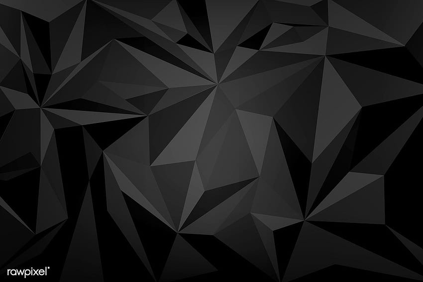 Black crystal patterned background. / marinemynt in 2020. Background patterns, Crystal pattern, Black crystals HD wallpaper
