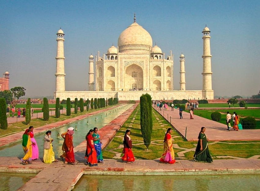 Taj Mahal, monumento, amore, India Sfondo HD
